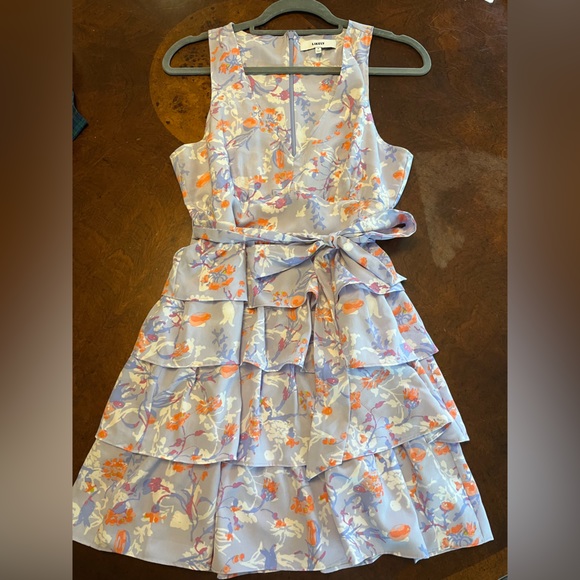 LIKELY Rana Tiered Dress Size 4 - Picture 3 of 5